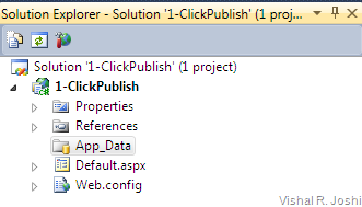 Vishal Joshi's Tangent: Creating a simple ASP.NET 4 Web App using ...